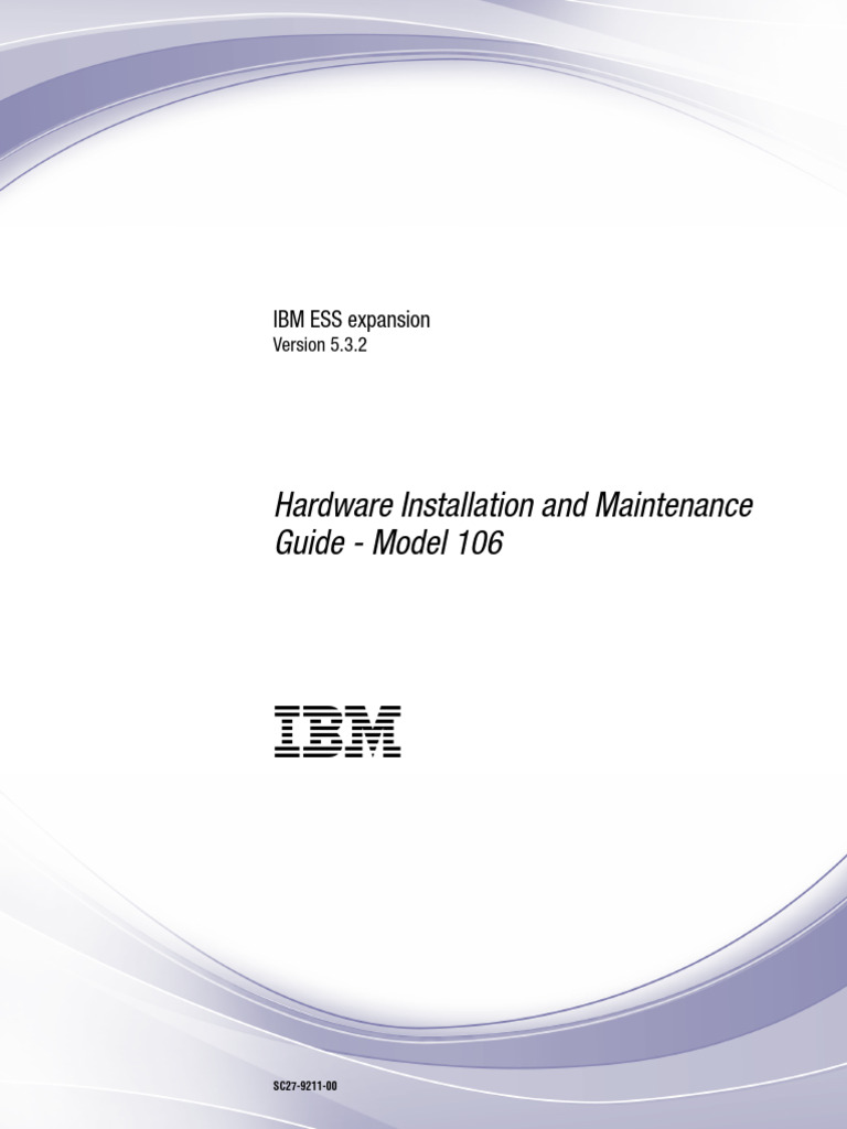 IBM ESS Model 106 Installation Guide | PDF | Power Supply | Electrical ...