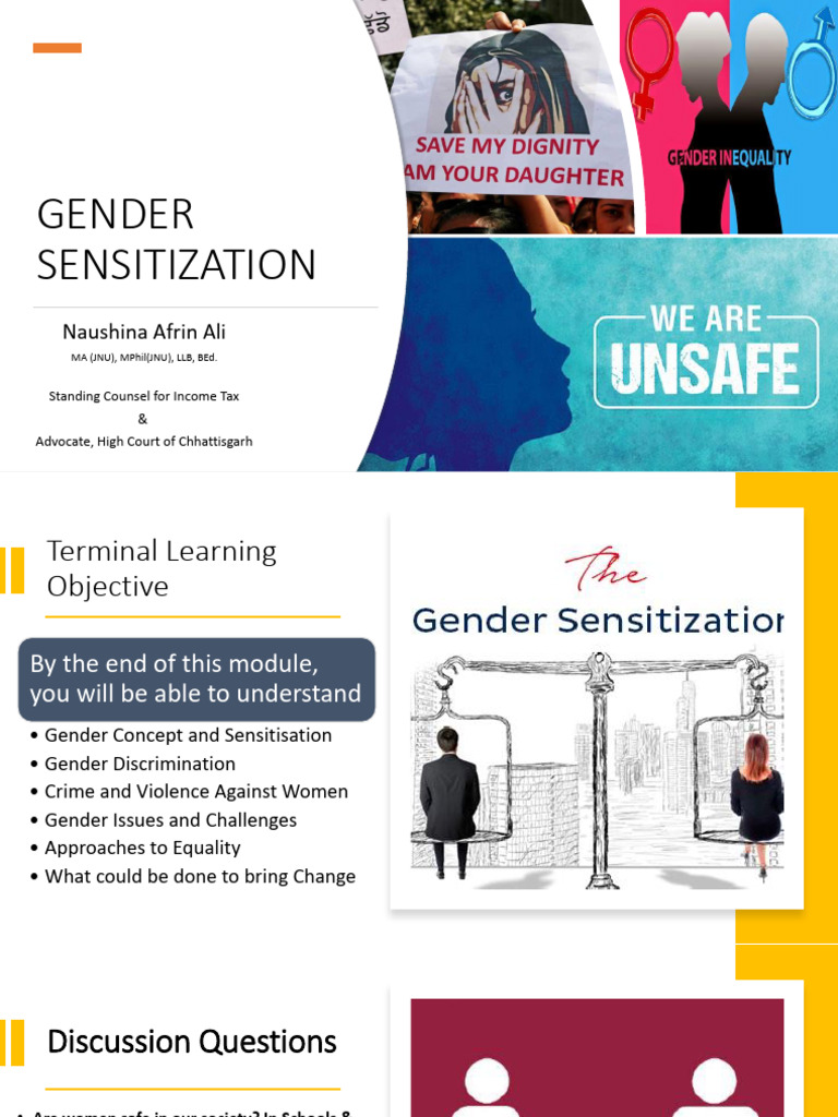 Understanding Gender Sensitization Issues | PDF | Gender | Gender Studies