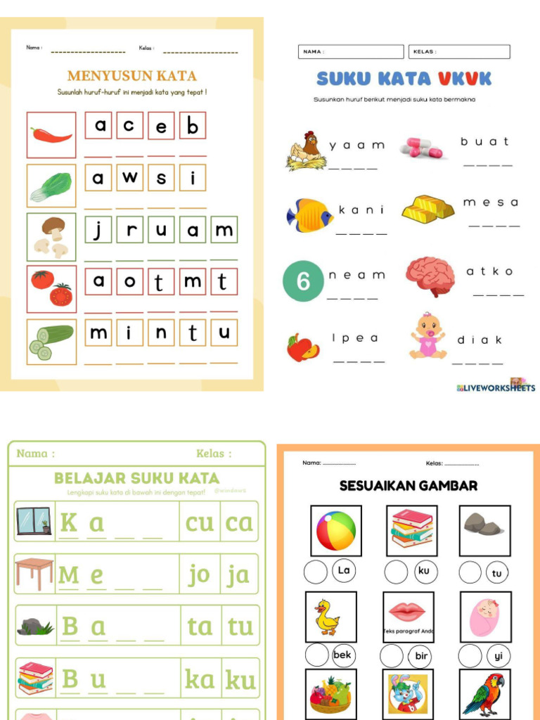 Worksheet TK 24agusts 2025 | PDF