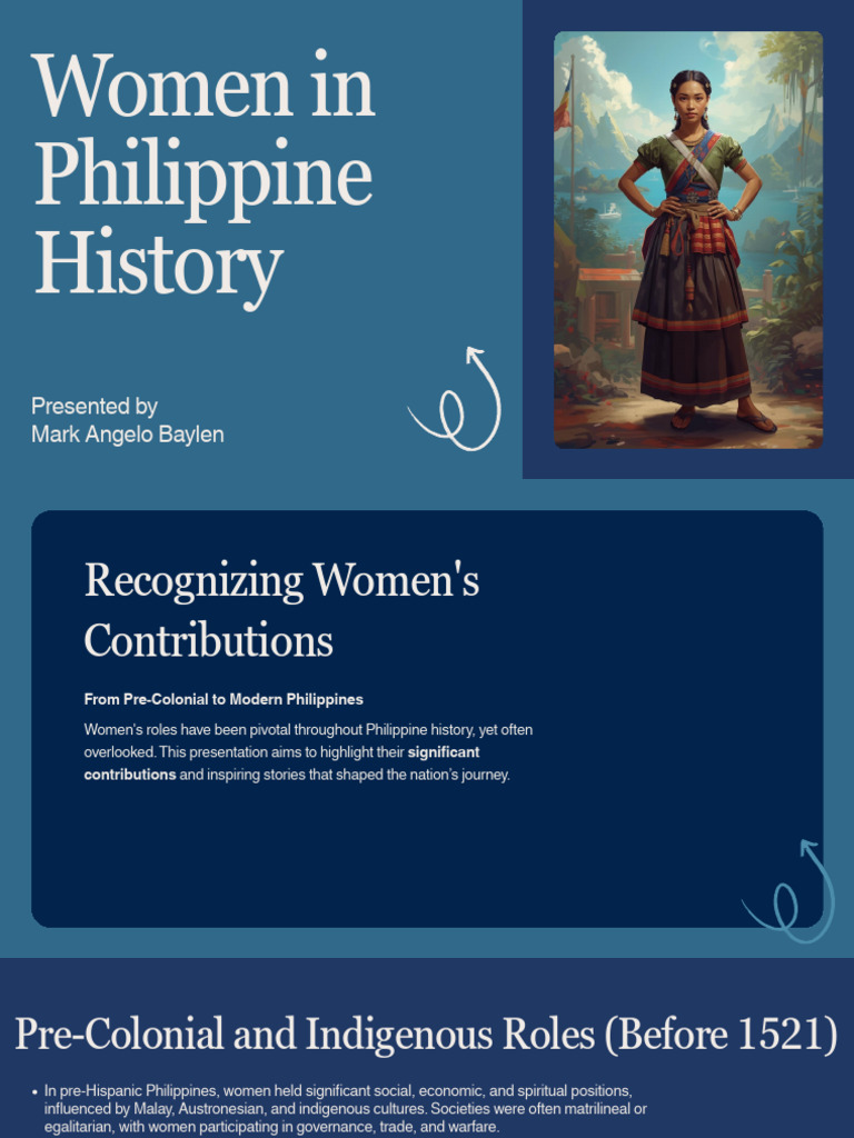 Women's Contributions in Philippine History | PDF | Gender Equality ...