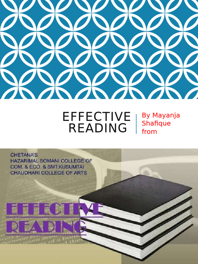 Effective Reading | PDF