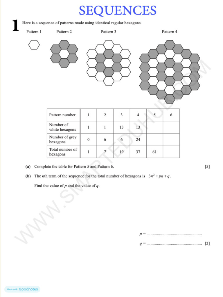 Sequences Paper 6 | PDF