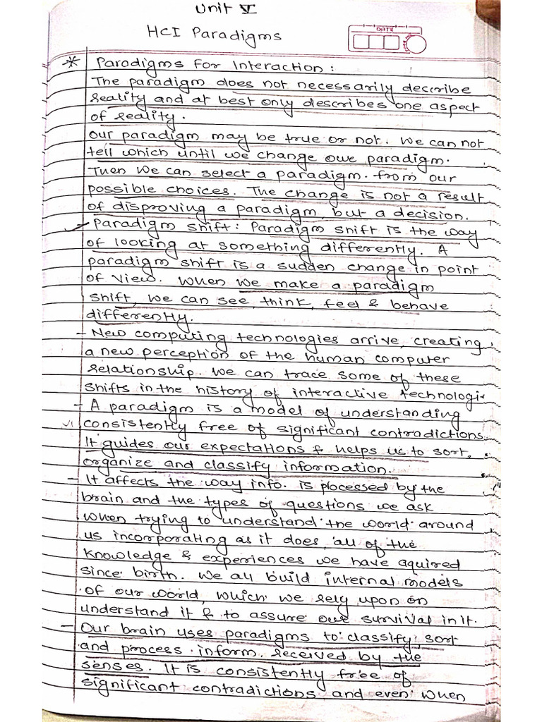 HCI Unit 5 | PDF