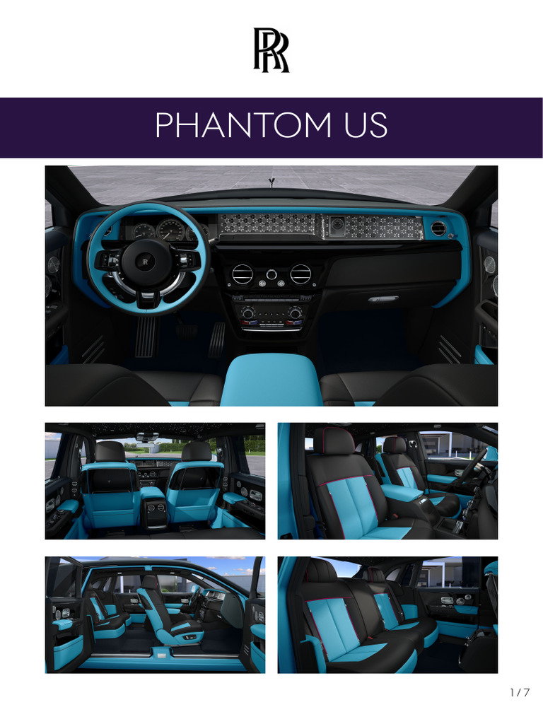 Custom Rolls-Royce Phantom US Configurator | PDF | Motor Vehicle | Cars ...