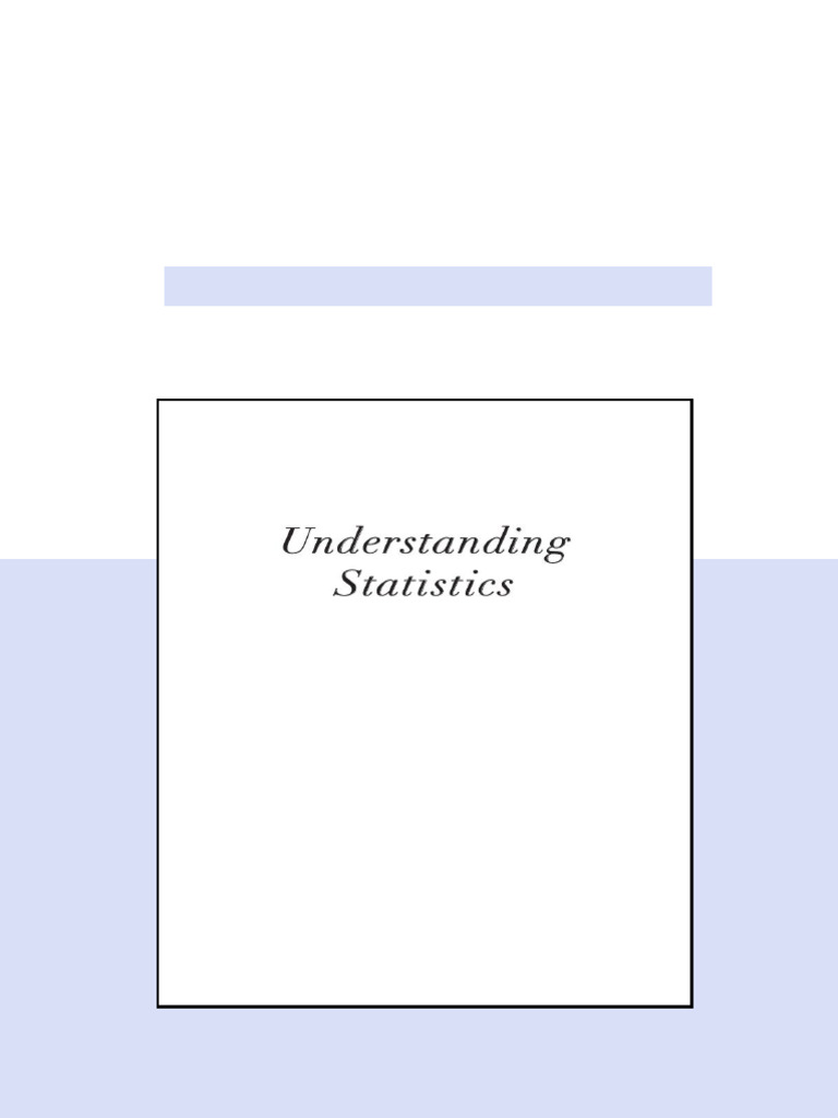 Understanding Statistics An Introduction 1944424350 online pdf | PDF