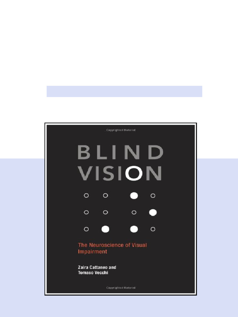 Blind Vision The Neuroscience of Visual Impairment 1st Edition Zaira ...