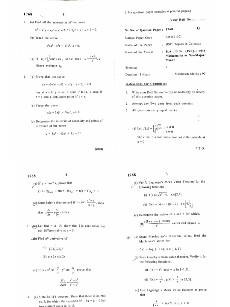 Maths PYQ | PDF