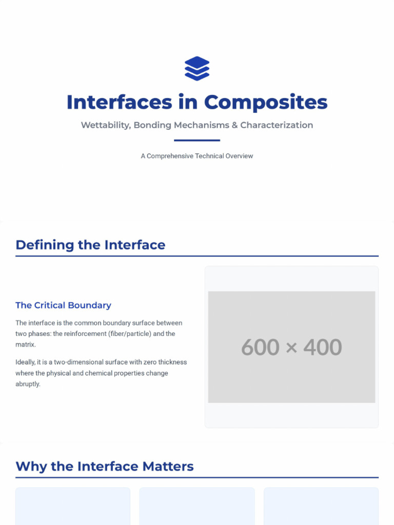 Interfaces in Composites | PDF