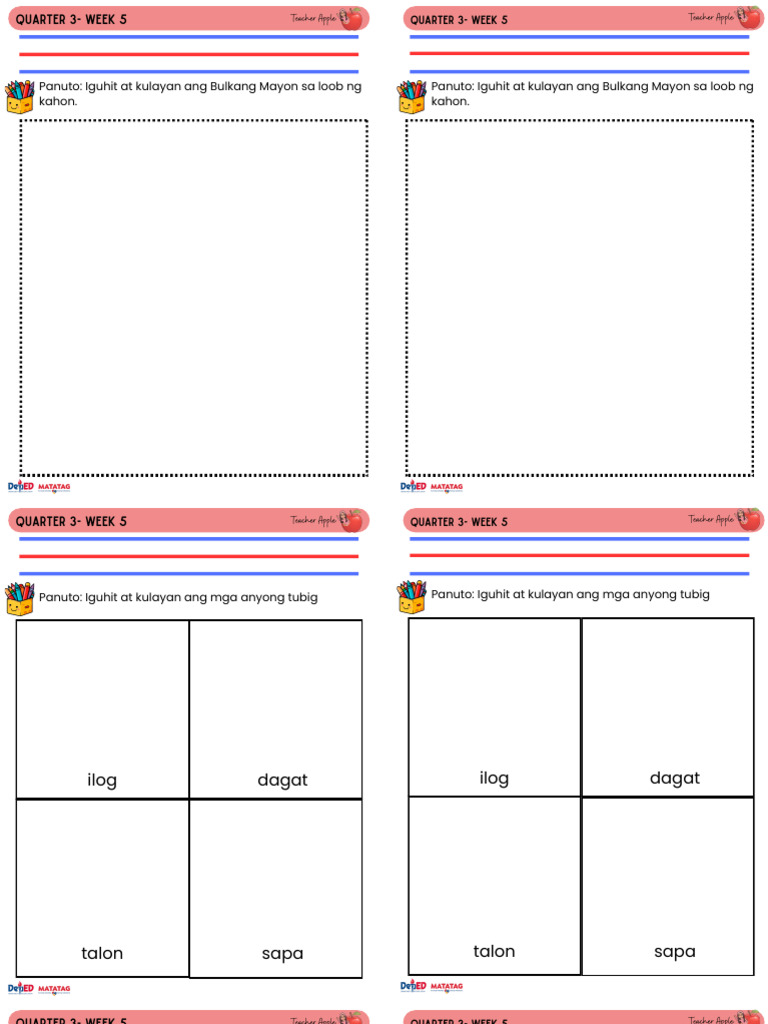 Q3 - Week 5 Worksheets | PDF