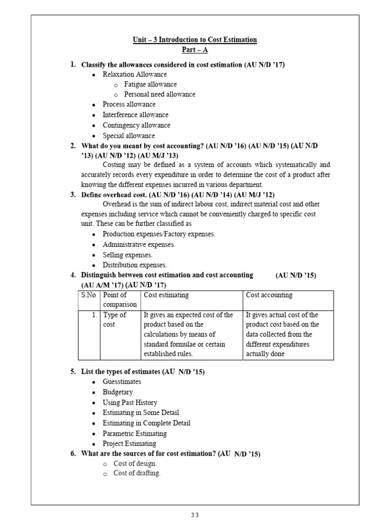 Process Planning and Cost Estimation | PDF | Expense | Cost