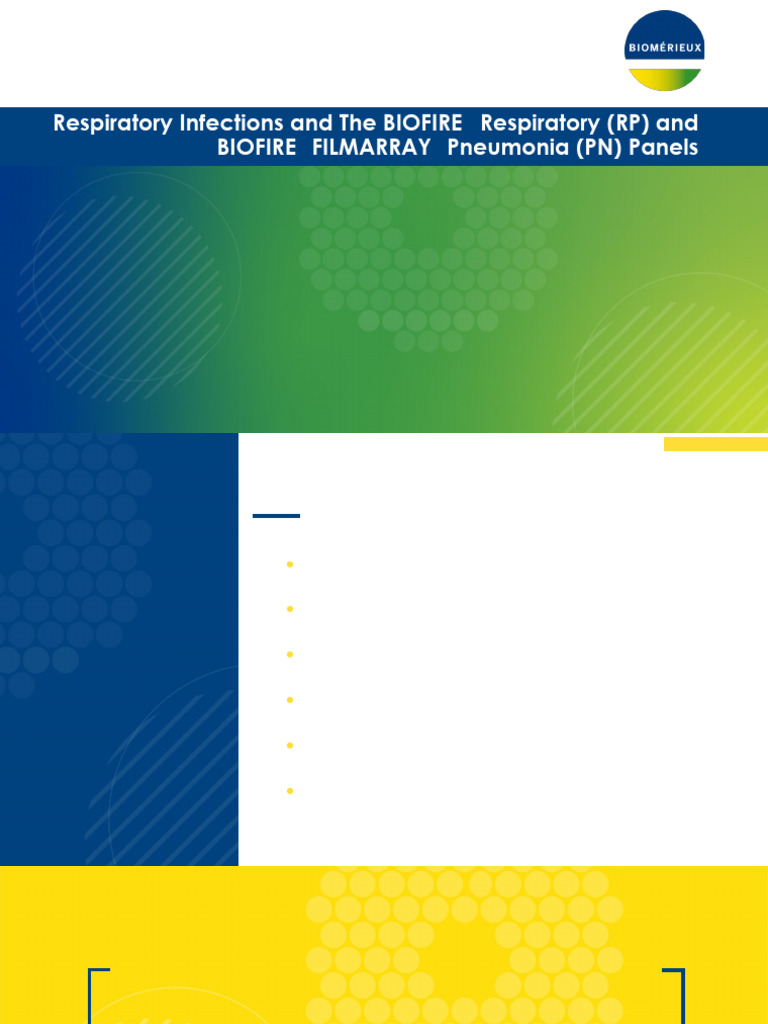 BIOFIRE® Panels for Respiratory Infections | PDF | Pneumonia | Gram ...