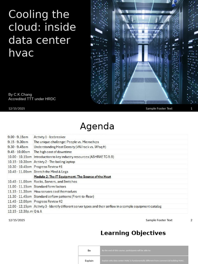 Data Center HVAC Cooling Essentials | PDF | Data Center | Thermodynamics