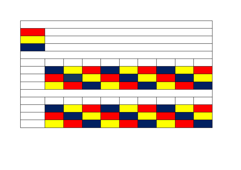 2025 Raining Season Shift Schedule | PDF
