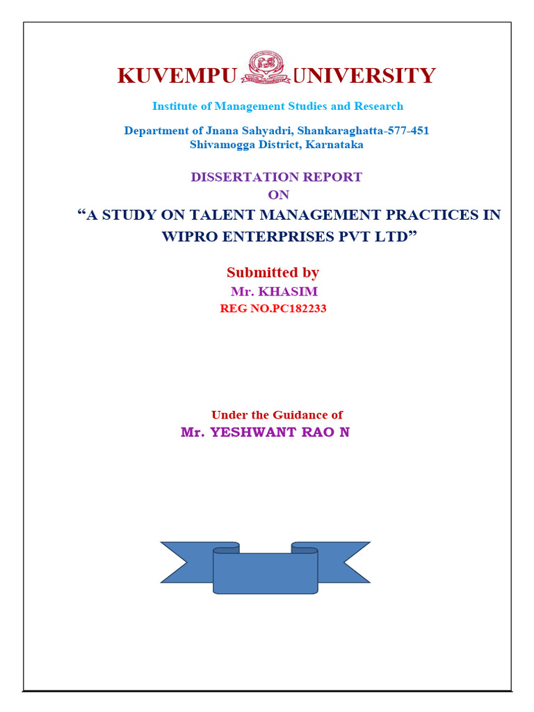 Talent Management in Wipro Enterprises | PDF | Soap | Sodium Hydroxide