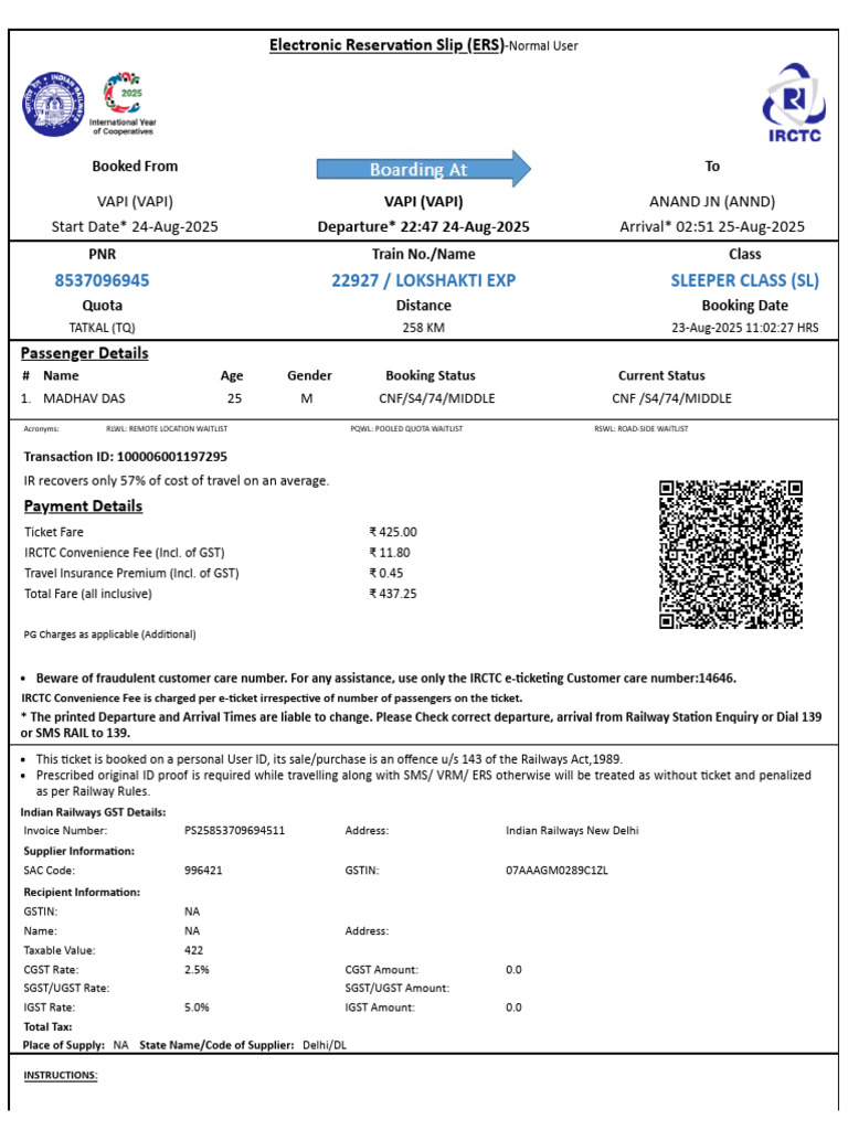 Madhav Vapi Anand 24082025 | PDF | Government Finances | Taxes