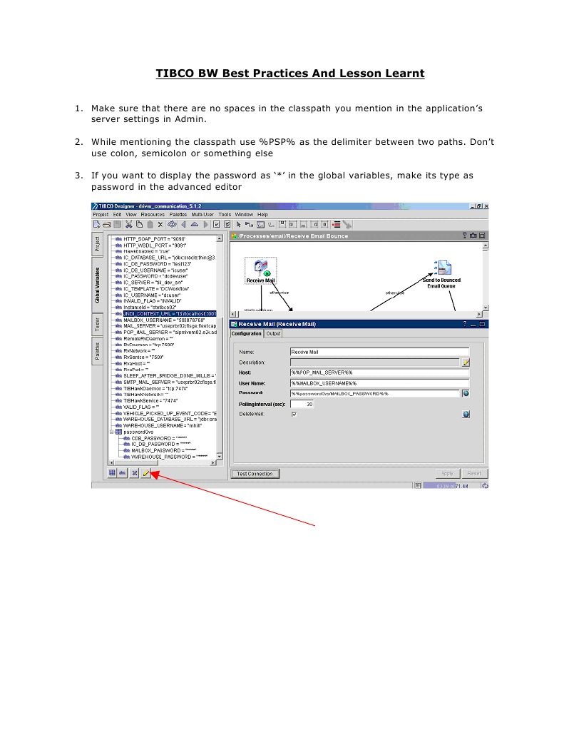 TIBCO BW Best Practices Guide | PDF | Xml | Variable (Computer Science)