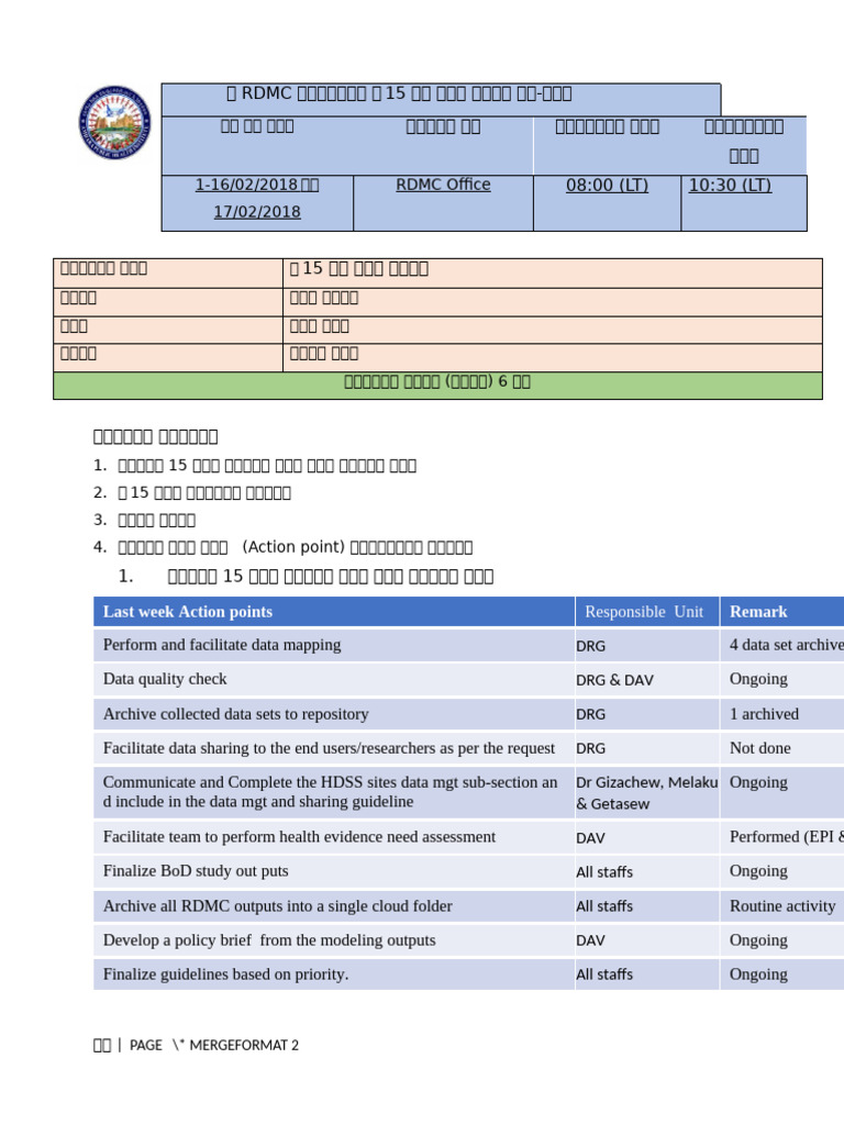 RDMC 15 - 08:00 (LT) 10:30 (LT) | PDF