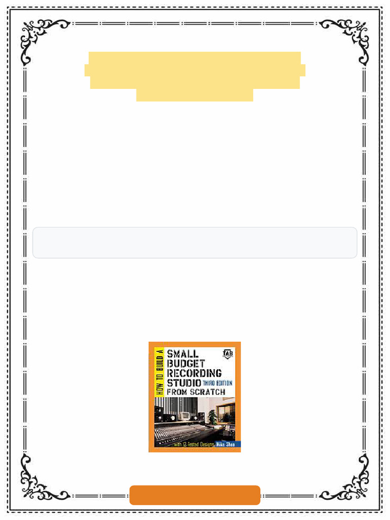 How to Build A Small Budget Recording Studio From Scratch With 12 ...