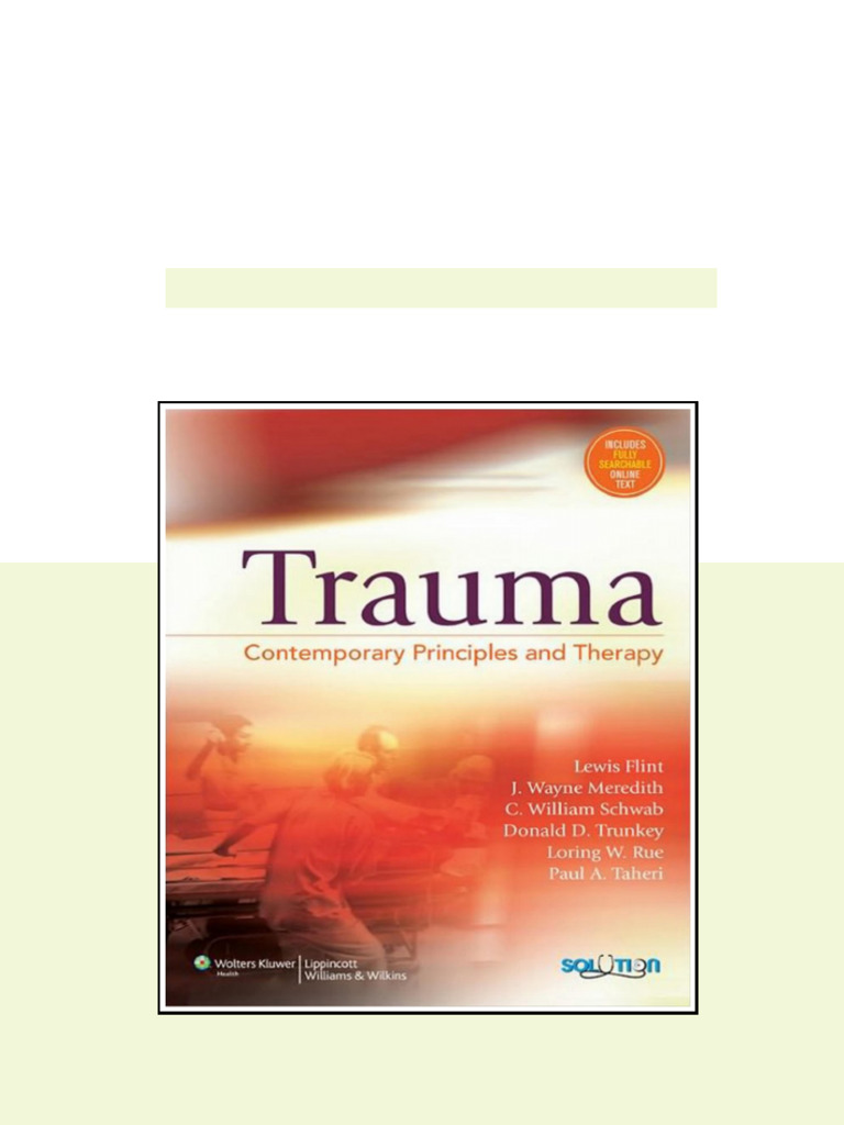 Trauma Contemporary Principles and Therapy Wei Zhi pdf version | PDF