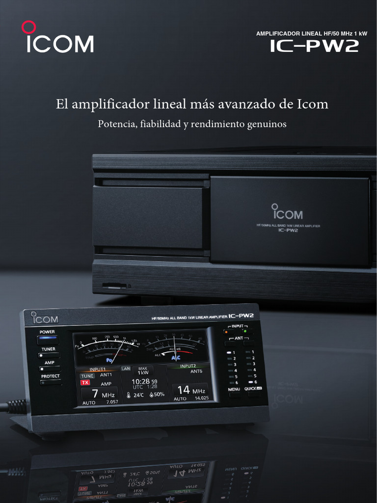 IC-PW2 | PDF | Radio | Amplificador