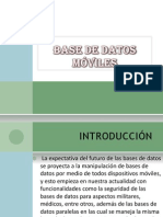 Base de Datos Móviles