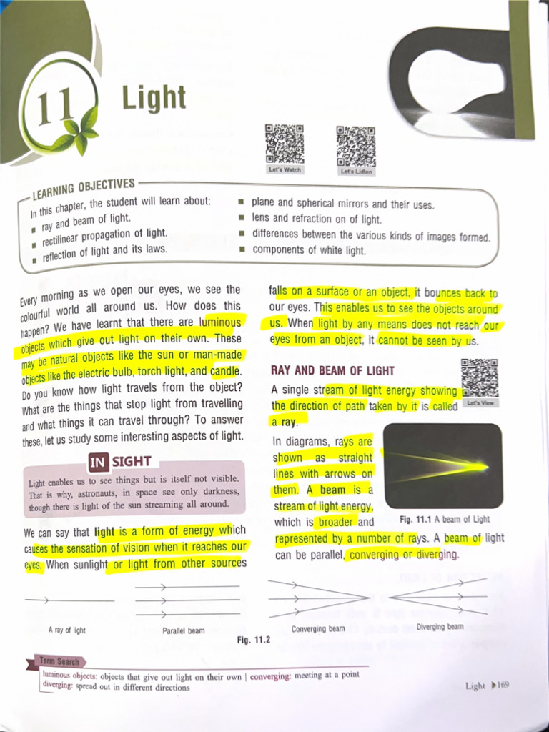 Chapter - Light | PDF