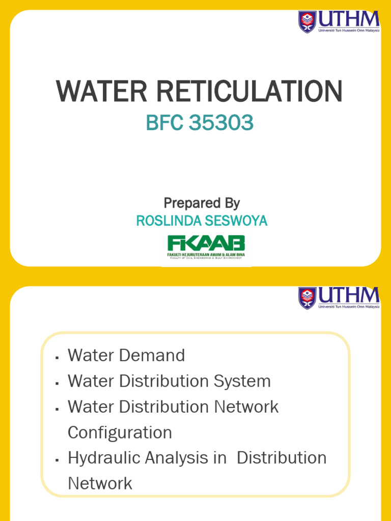 Water Supply | PDF | Pump | Continuum Mechanics