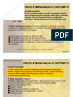 Proses Perancangan Yang Sistematis