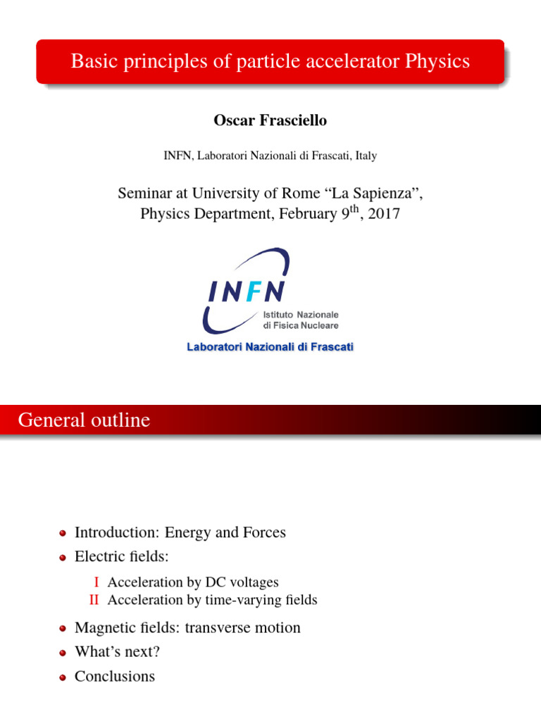 Fundamentals of Particle Accelerator Physics | PDF | Particle ...