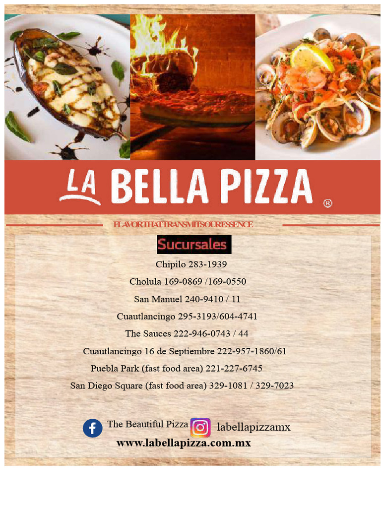 Menu-The-Beautiful-Pizza (1) | PDF | Pizza | Pasta