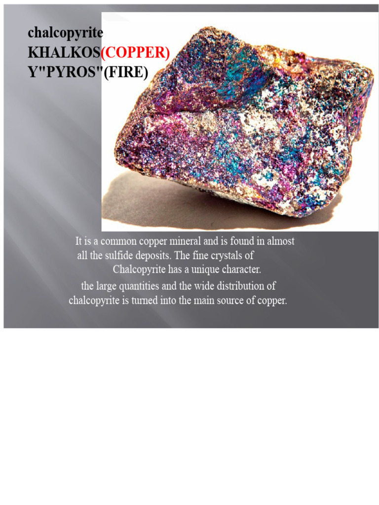 CALCOPIRITE | PDF