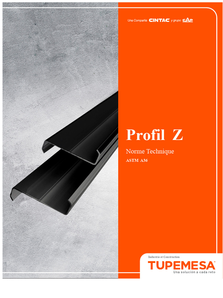 Profil Z en acier ASTM A36 pour construction | PDF | Secteur secondaire ...