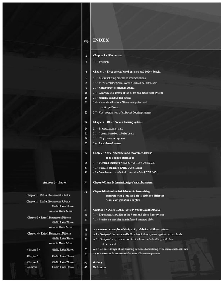 Premex Beam and Block Floor Systems Guide | PDF | Concrete | Beam ...
