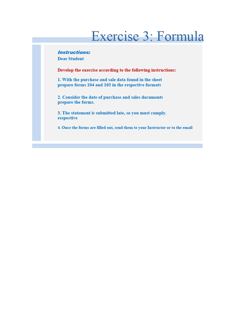 3 Exercise Forms 104 and 103 | PDF | Value Added Tax | Dividend