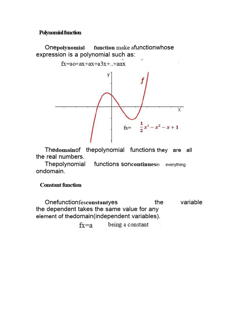 Understanding Polynomial Functions | PDF | Trigonometric Functions ...