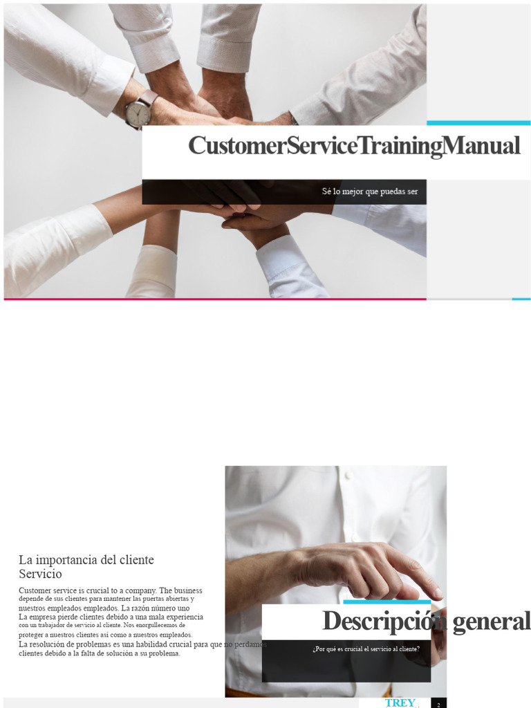 Manual de Capacitación en Servicio al Cliente | PDF | Servicio al Cliente