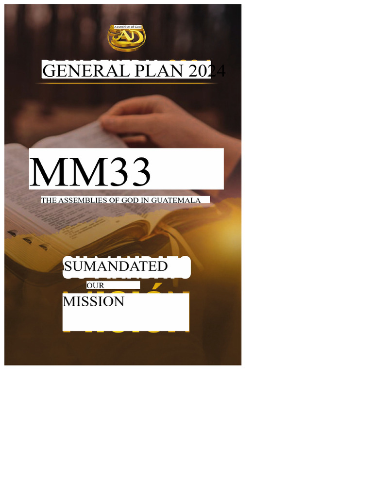 Vision mm33 Guatemala 2024 | PDF | Disciple (Christianity) | Pentecostalism