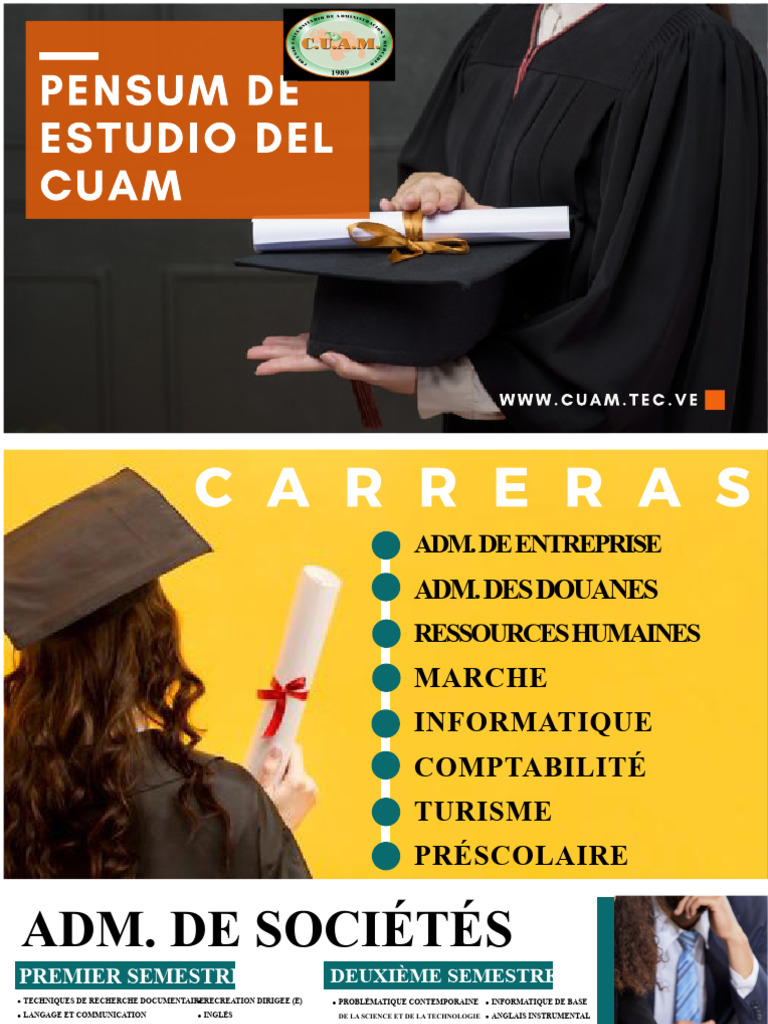 Cours et Programmes en Administration | PDF | Enseignement des ...