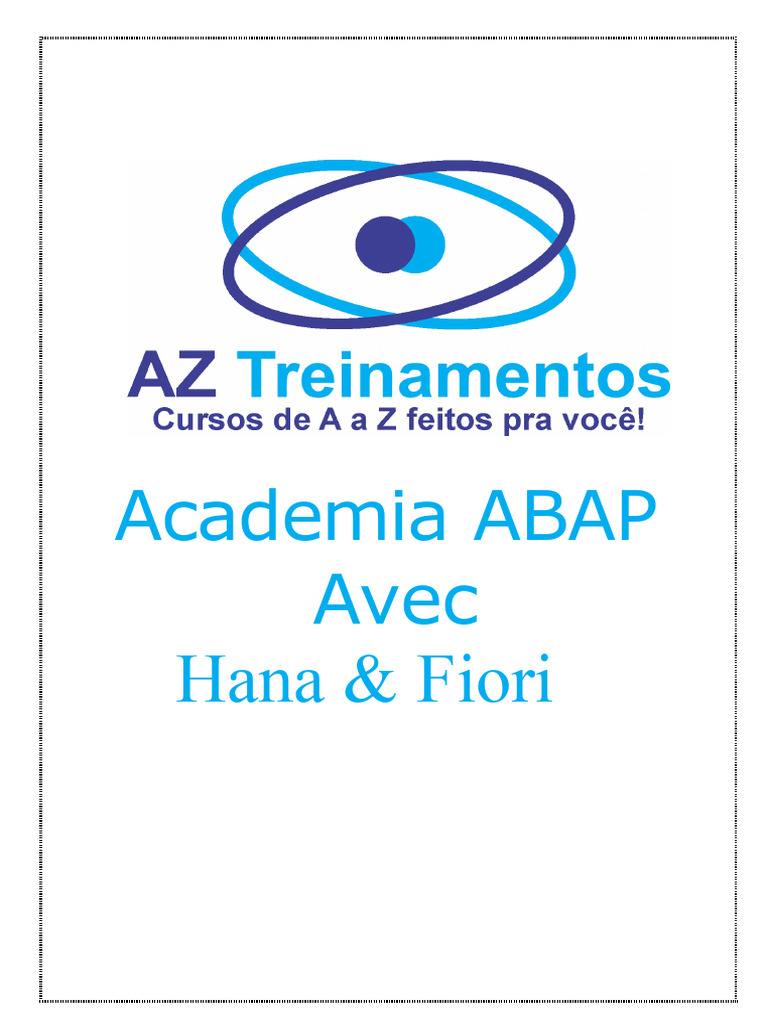 Guide complet sur SAP, ABAP et Fiori | PDF | Programme informatique ...