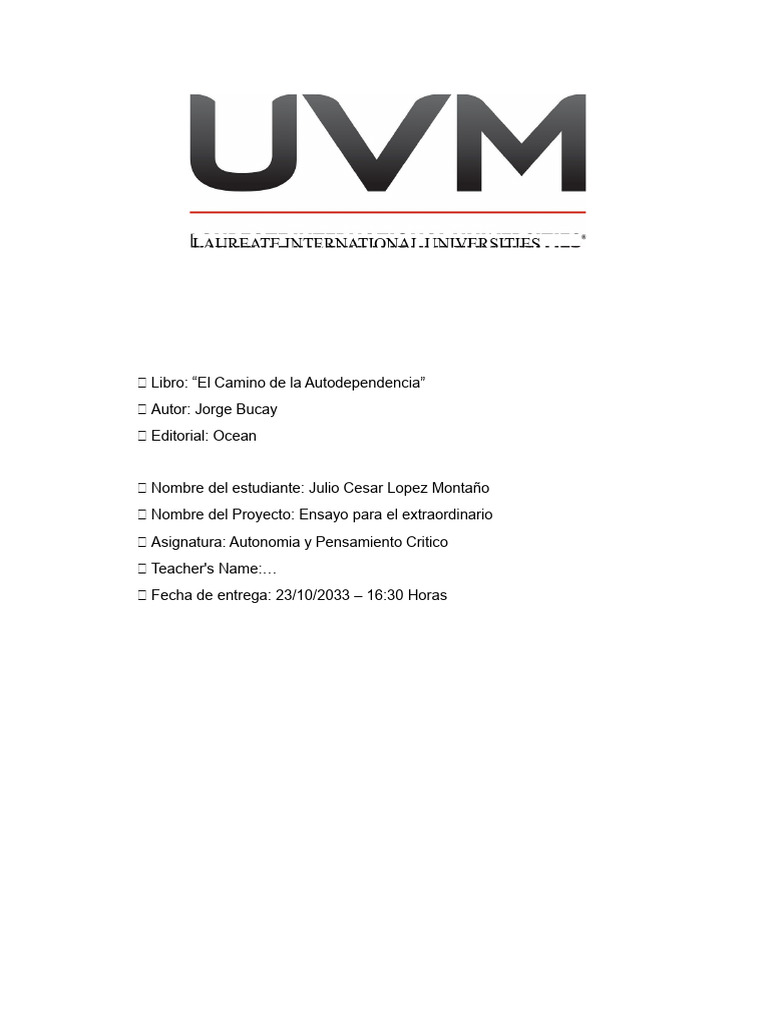 essay on the book of dependency path | PDF | Well Being | Behavioural ...