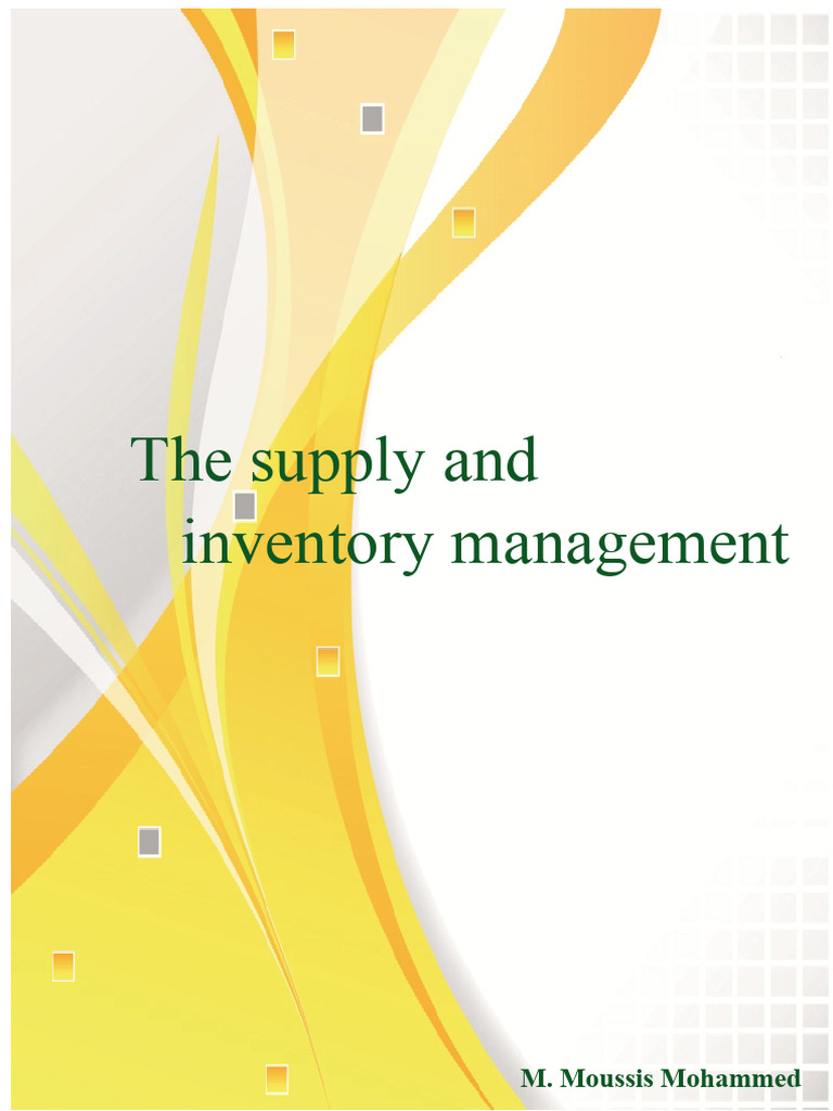 Supply and Inventory Management Guide | PDF | Procurement | Inventory
