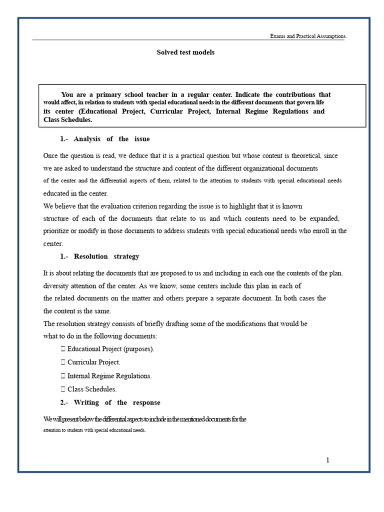 Enhancing Education for Special Needs Students | PDF | Special ...