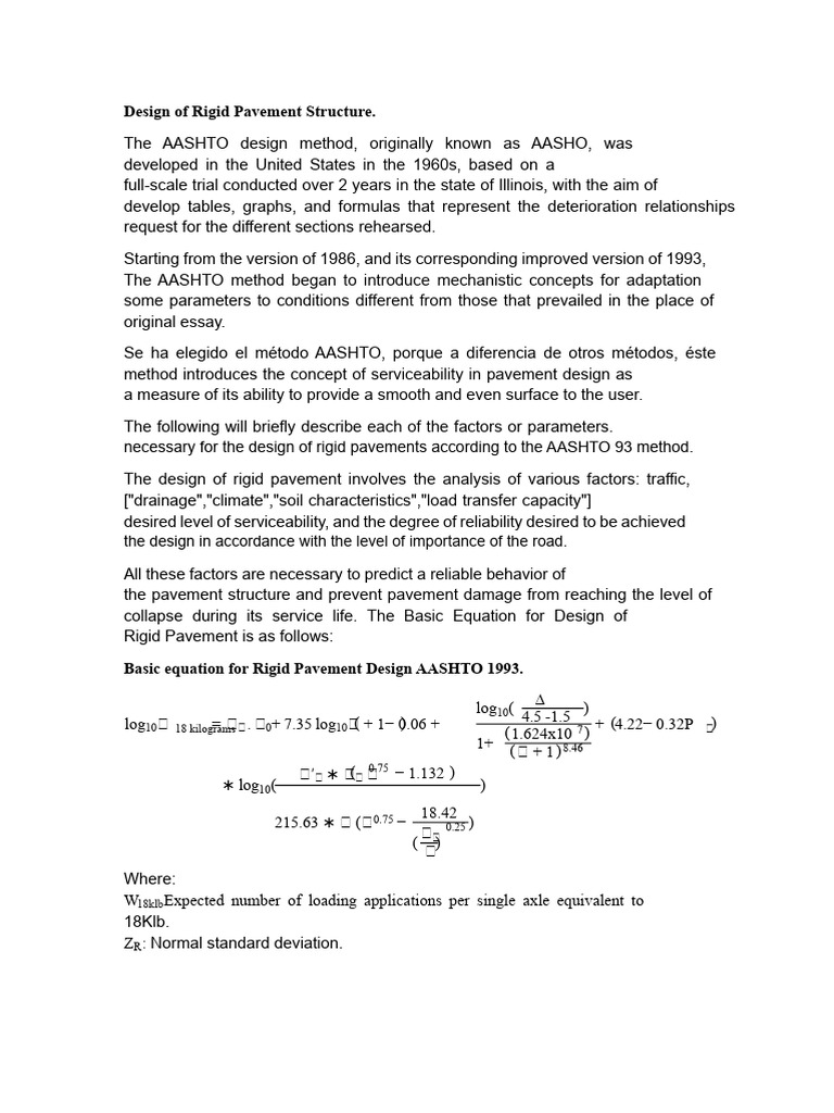 AASHTO Rigid Pavement Design Guide | PDF | Drainage | Road Surface