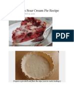 Berrylicious Sour Cream Pie Recipe