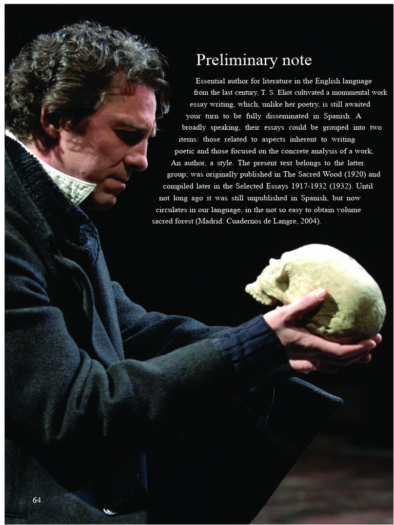 T.S. Eliot's Critique of Shakespeare's Hamlet | PDF