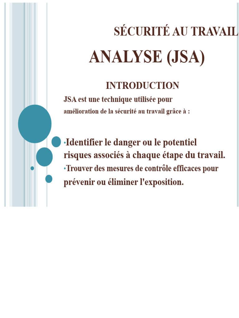 Analyse de la sécurité au travail (JSA) | PDF | Béton | Ciment