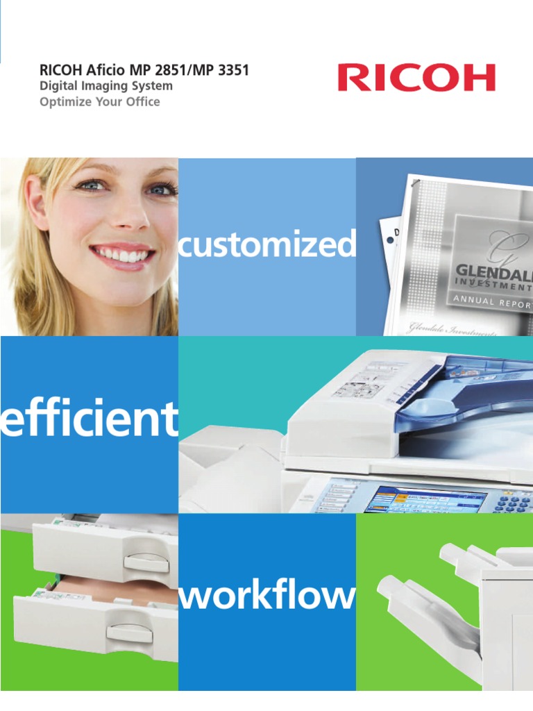 Ricoh Aficio MP 2851 | PDF | Image Scanner | Fax