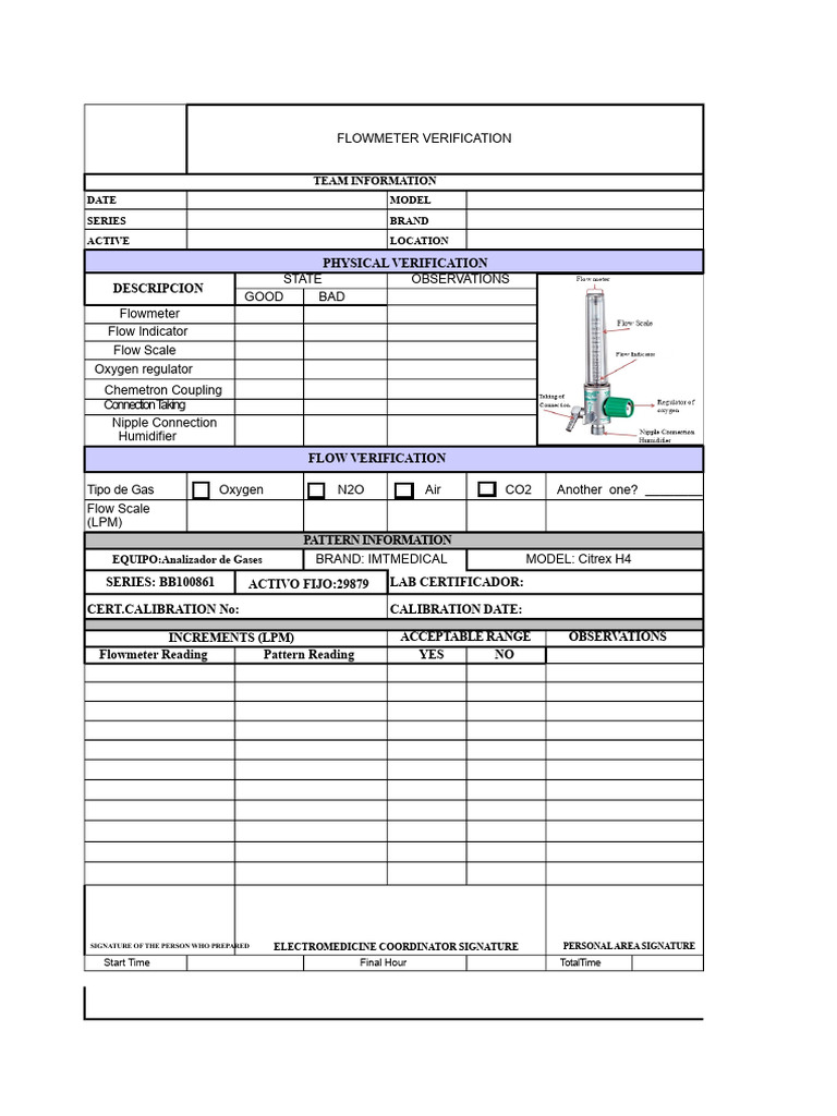 Flowmeter Verification Checklist Guide | PDF