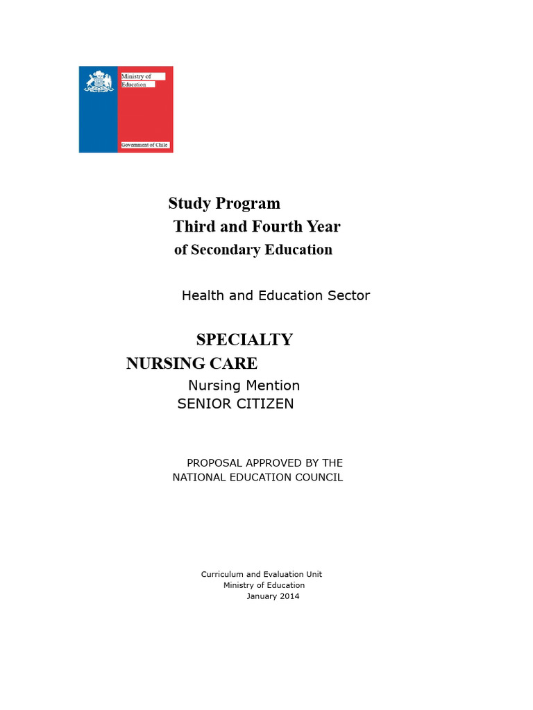 Specialty Study Program in NURSING CARE | PDF | Methodology | Learning