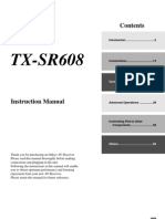 TX-sr608 Manual e